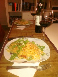Espaguetti Rucula